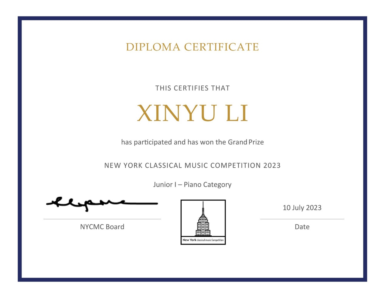 Xinyu Li Shines with Multiple Wins: A Testament to Nanqiao Lyu's Teaching Excellence